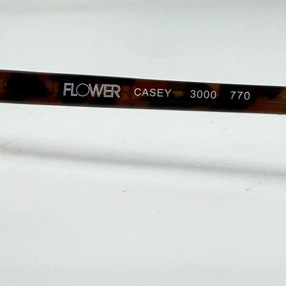 Flower Casey Sunglasses Frame 3000-770 Men's Silver Aviator 60-15-130‎ 19747